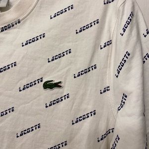 Lacoste men’s white Tshirt large